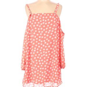 My Michelle Cold Shoulder Polka Dot Bow Dress